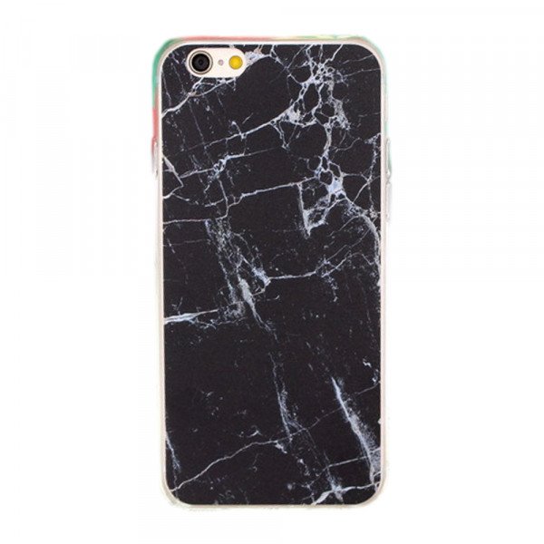 Wholesale iPhone 7 Marble Design Case (Black White)